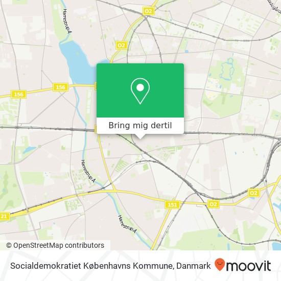 Socialdemokratiet Københavns Kommune kort