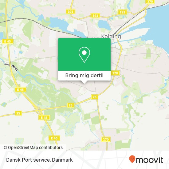 Dansk Port service kort