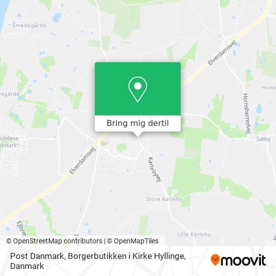 Post Danmark, Borgerbutikken i Kirke Hyllinge kort