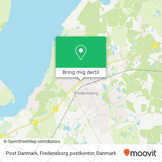 Post Danmark, Fredensborg postkontor kort