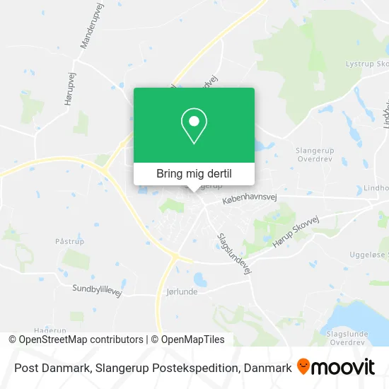 Post Danmark, Slangerup Postekspedition kort