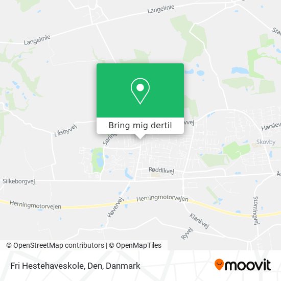 Fri Hestehaveskole, Den kort