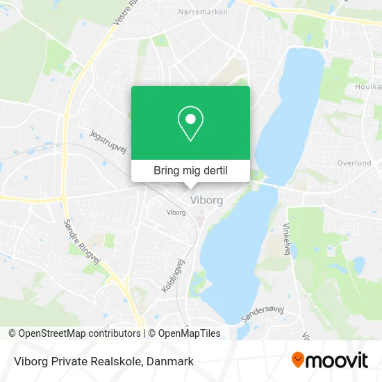 Viborg Private Realskole kort