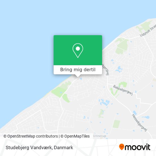 Studebjerg Vandværk kort