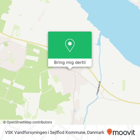 VSK Vandforsyningen i Sejlflod Kommune kort