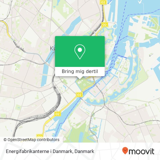 Energifabrikanterne i Danmark kort