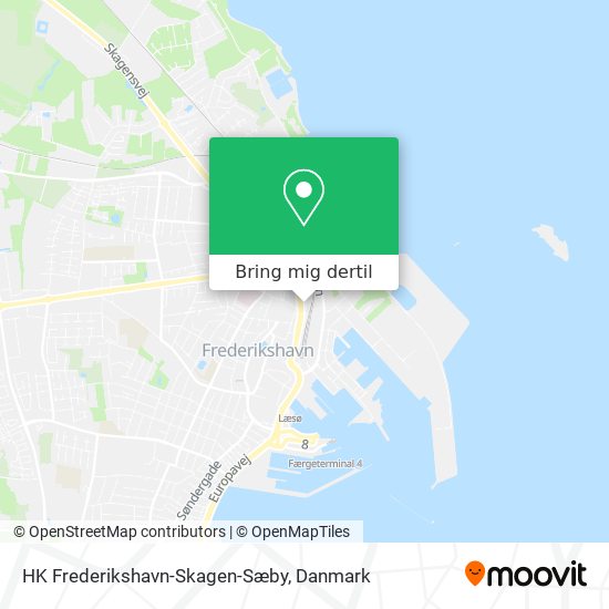 HK Frederikshavn-Skagen-Sæby kort