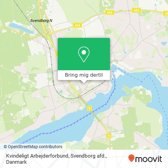 Kvindeligt Arbejderforbund, Svendborg afd. kort