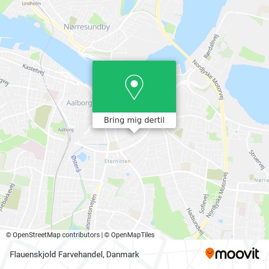 Flauenskjold Farvehandel kort