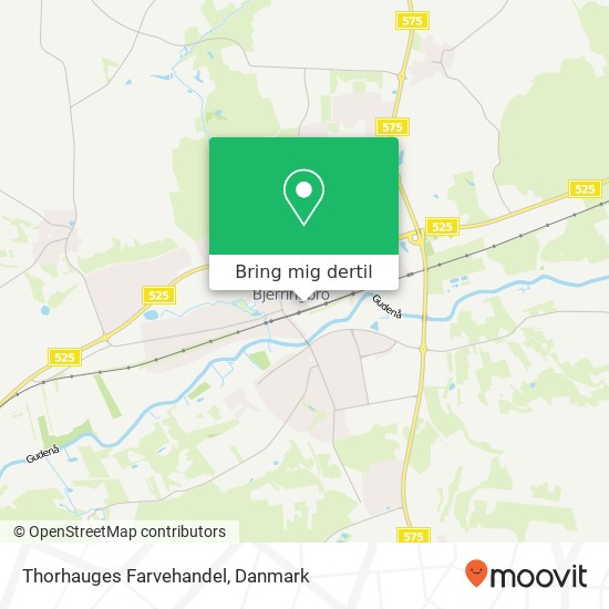 Thorhauges Farvehandel kort