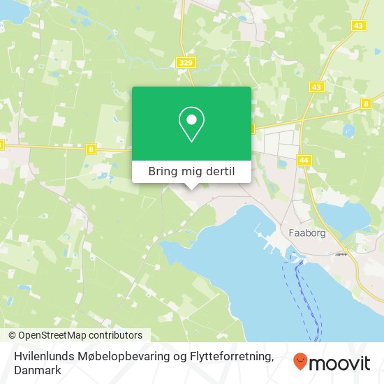 Hvilenlunds Møbelopbevaring og Flytteforretning kort