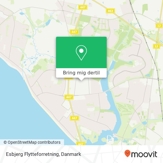 Esbjerg Flytteforretning kort