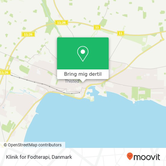 Klinik for Fodterapi kort