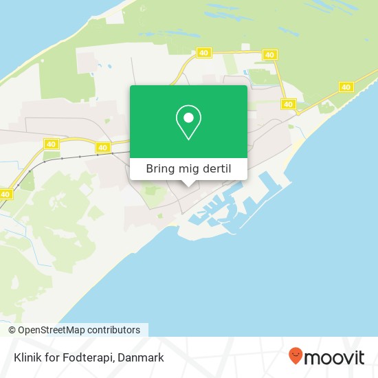 Klinik for Fodterapi kort