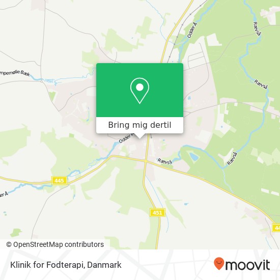 Klinik for Fodterapi kort