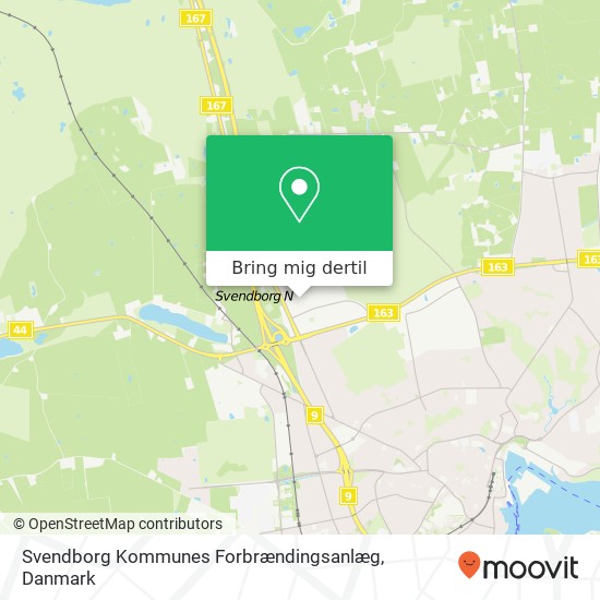 Svendborg Kommunes Forbrændingsanlæg kort