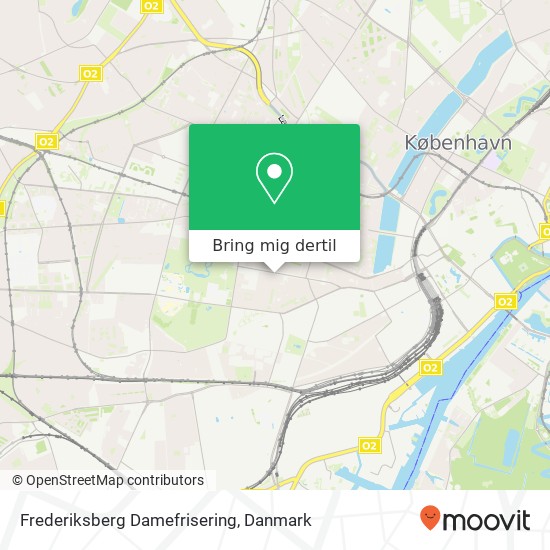 Frederiksberg Damefrisering kort