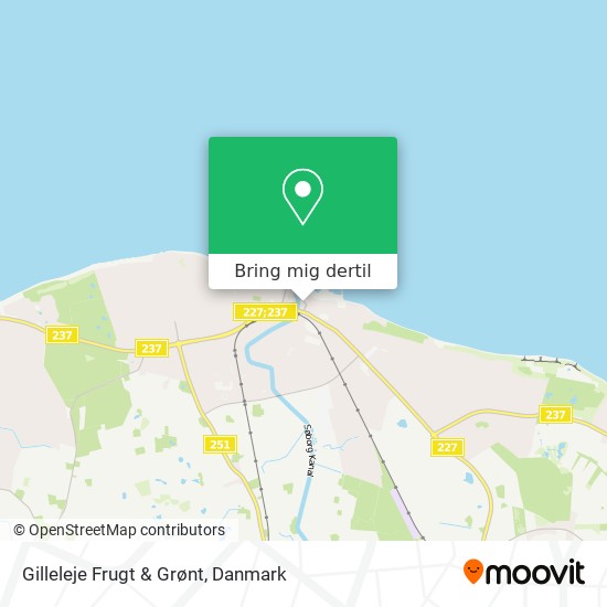 Gilleleje Frugt & Grønt kort