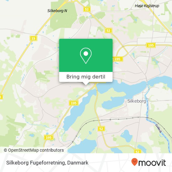 Silkeborg Fugeforretning kort