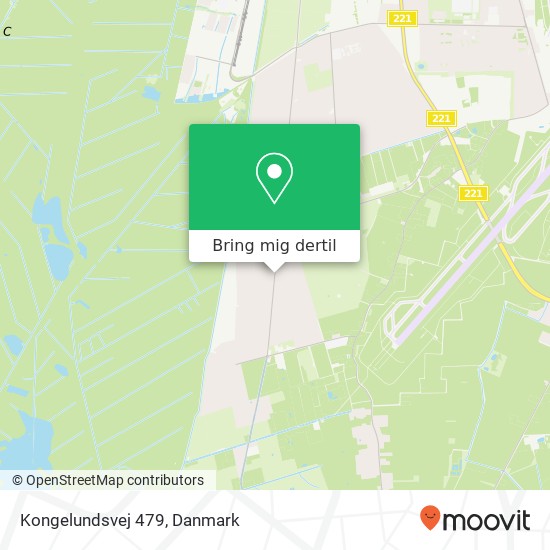 Kongelundsvej 479 kort