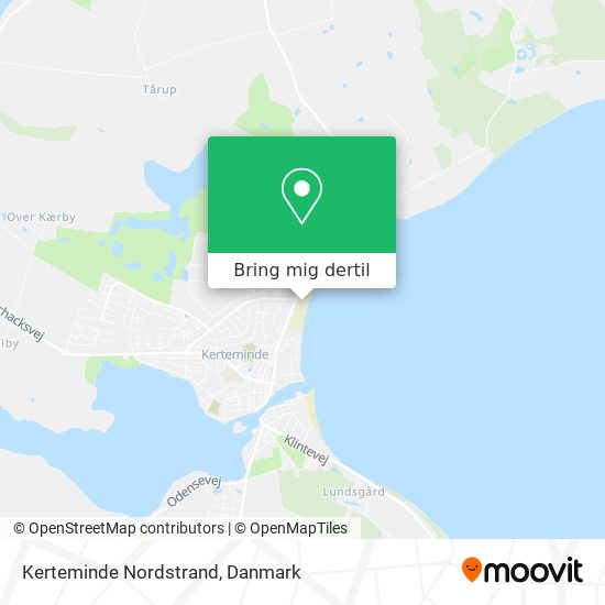 Kerteminde Nordstrand kort