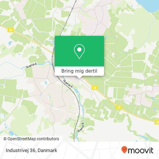 Industrivej 36 kort