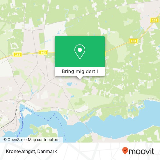 Kronevænget kort