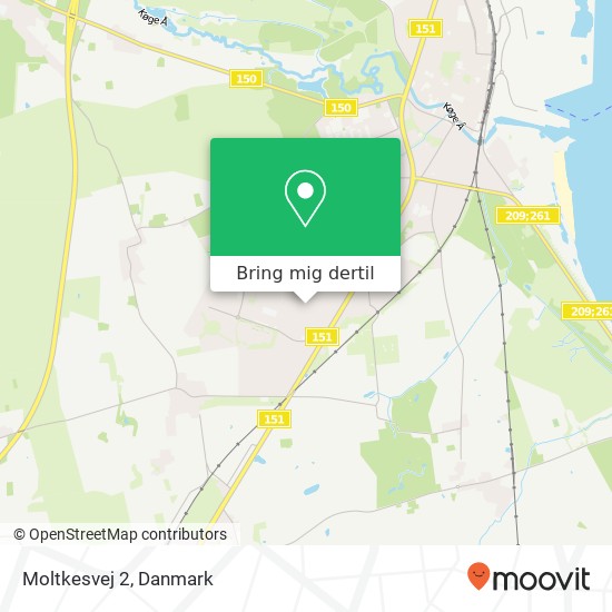 Moltkesvej 2 kort