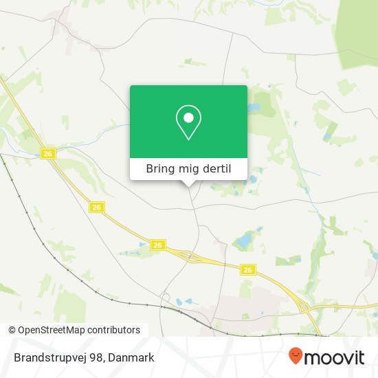 Brandstrupvej 98 kort