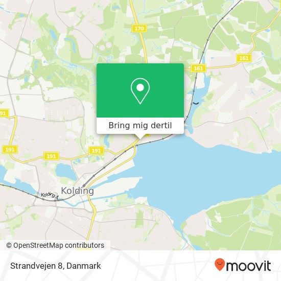 Strandvejen 8 kort