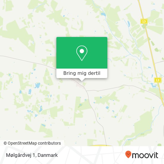 Mølgårdvej 1 kort