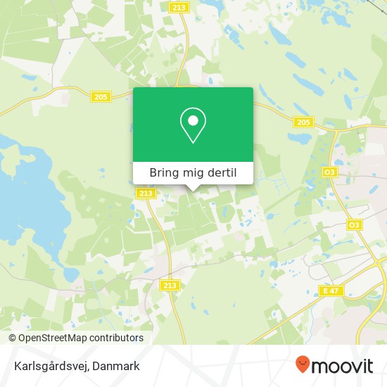 Karlsgårdsvej kort