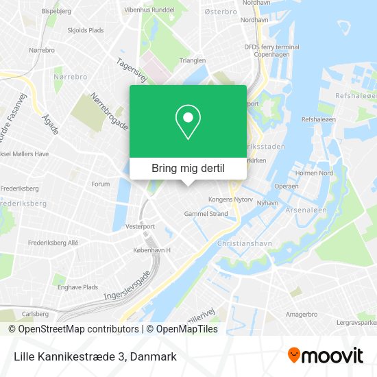 Lille Kannikestræde 3 kort