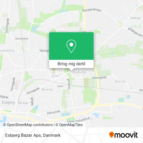 Esbjerg Bazar Aps kort