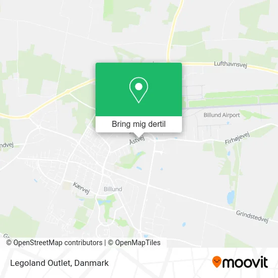 Legoland Outlet kort