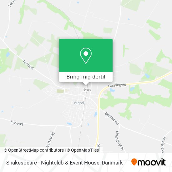 Shakespeare - Nightclub & Event House kort