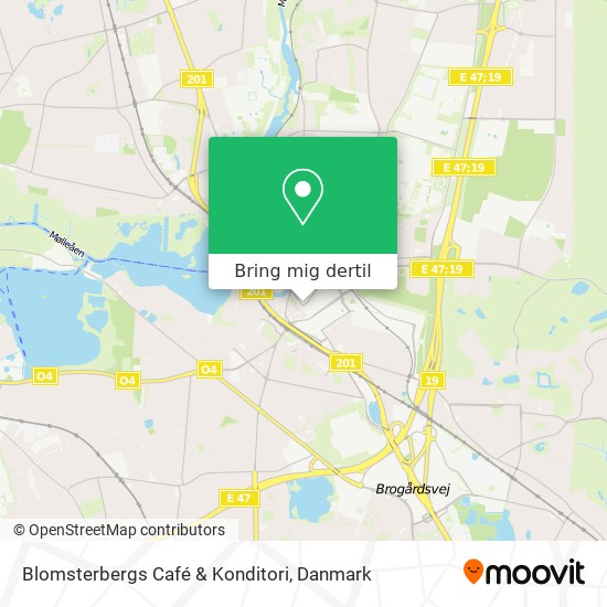 Blomsterbergs Café & Konditori kort