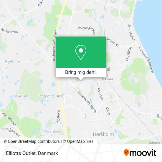 Elliotts Outlet kort