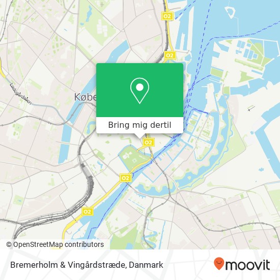 Bremerholm & Vingårdstræde kort