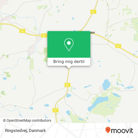 Ringstedvej kort