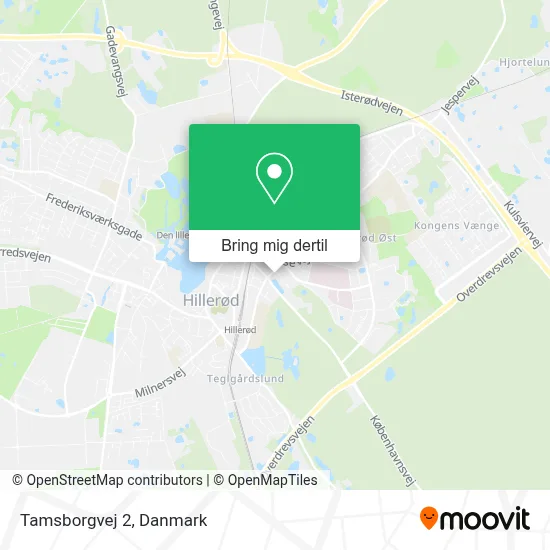 Tamsborgvej 2 kort