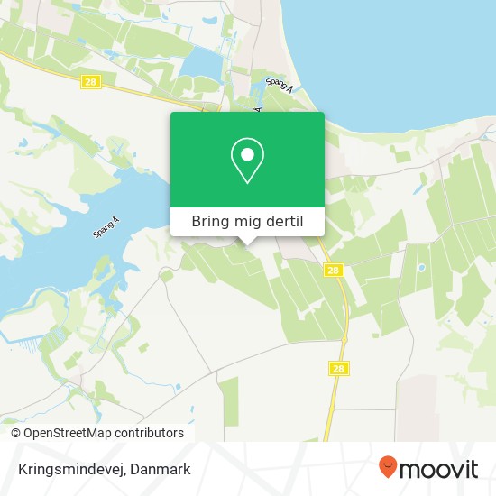 Kringsmindevej kort