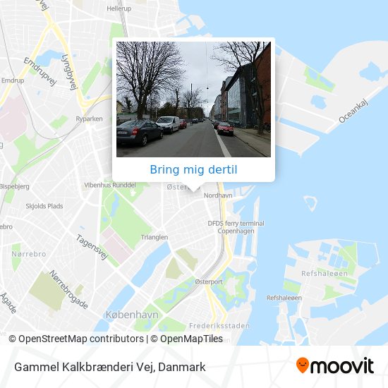 Gammel Kalkbrænderi Vej kort