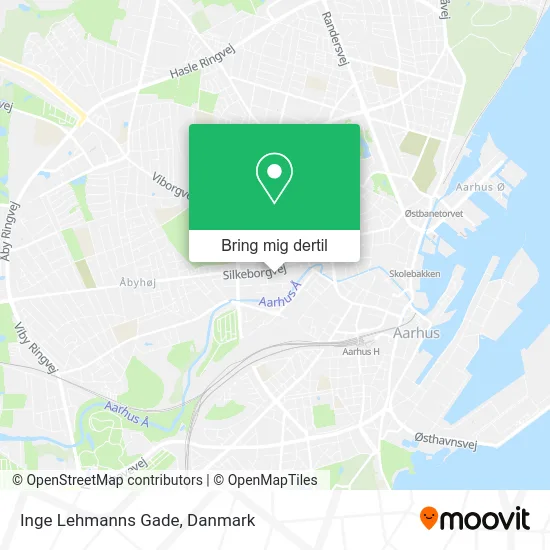 Inge Lehmanns Gade kort