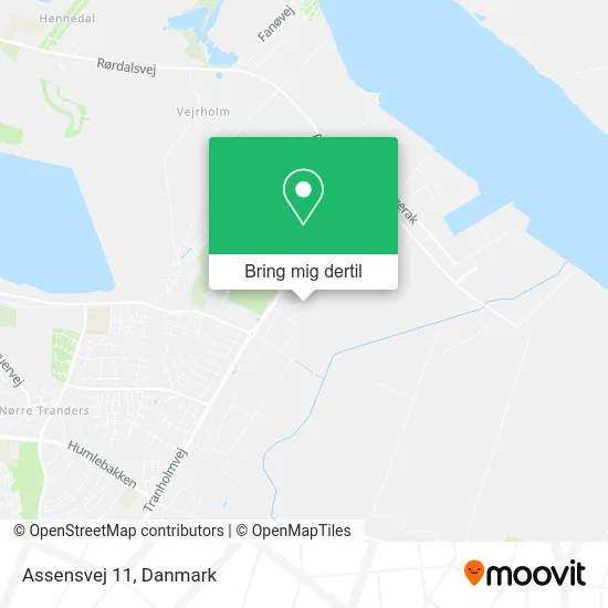Assensvej 11 kort