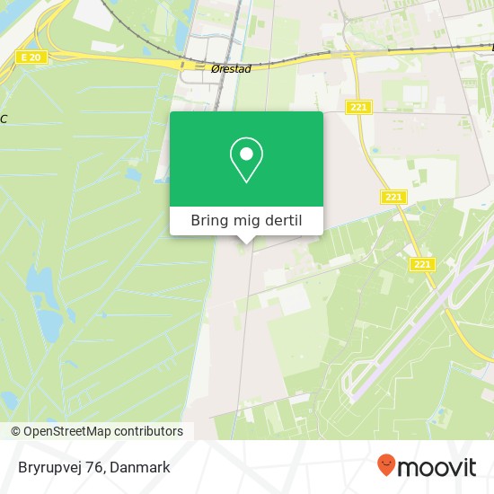 Bryrupvej 76 kort