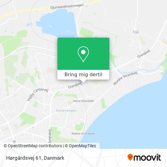 Hørgårdsvej 61 kort