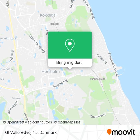 Gl Vallerødvej 15 kort