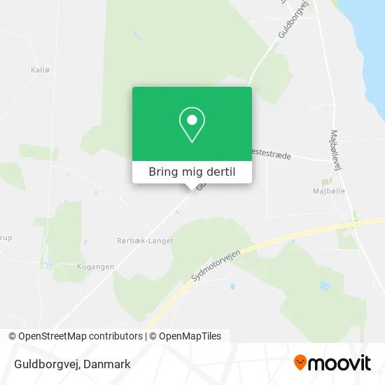 Guldborgvej kort