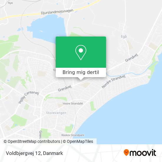 Voldbjergvej 12 kort